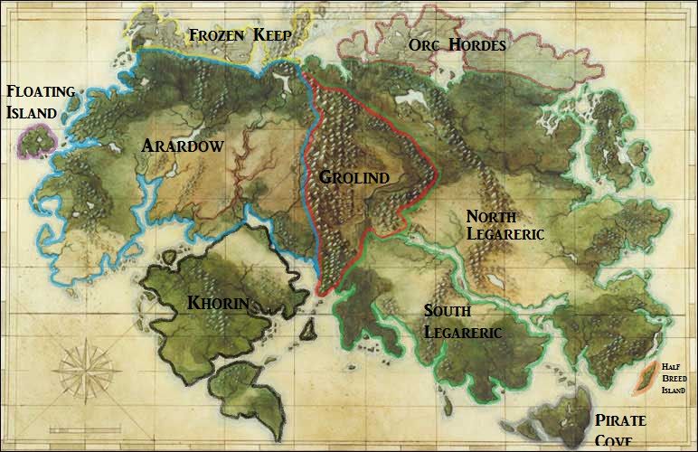 free realms map